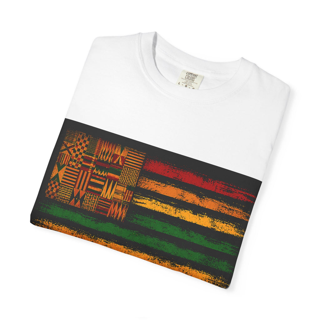 Melanation Flag Graphic T-Shirt — Afrocentric Pan-African Pride Tee