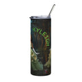 20oz Stainless Steel Tumbler — Personalized 'Kyleigh' Princess Floral Design, Inspirational Quote