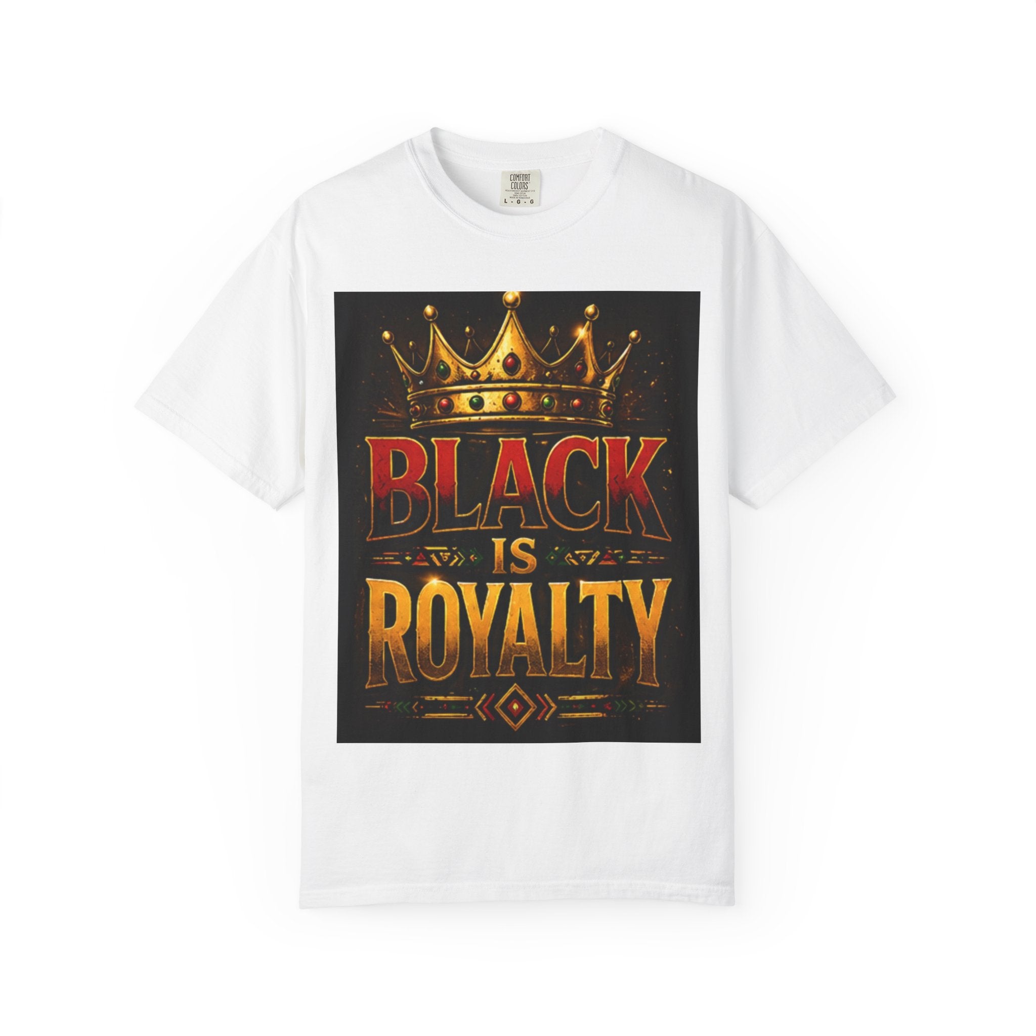 Black Is Royalty T-Shirt — Crowned Black Pride Graphic Tee