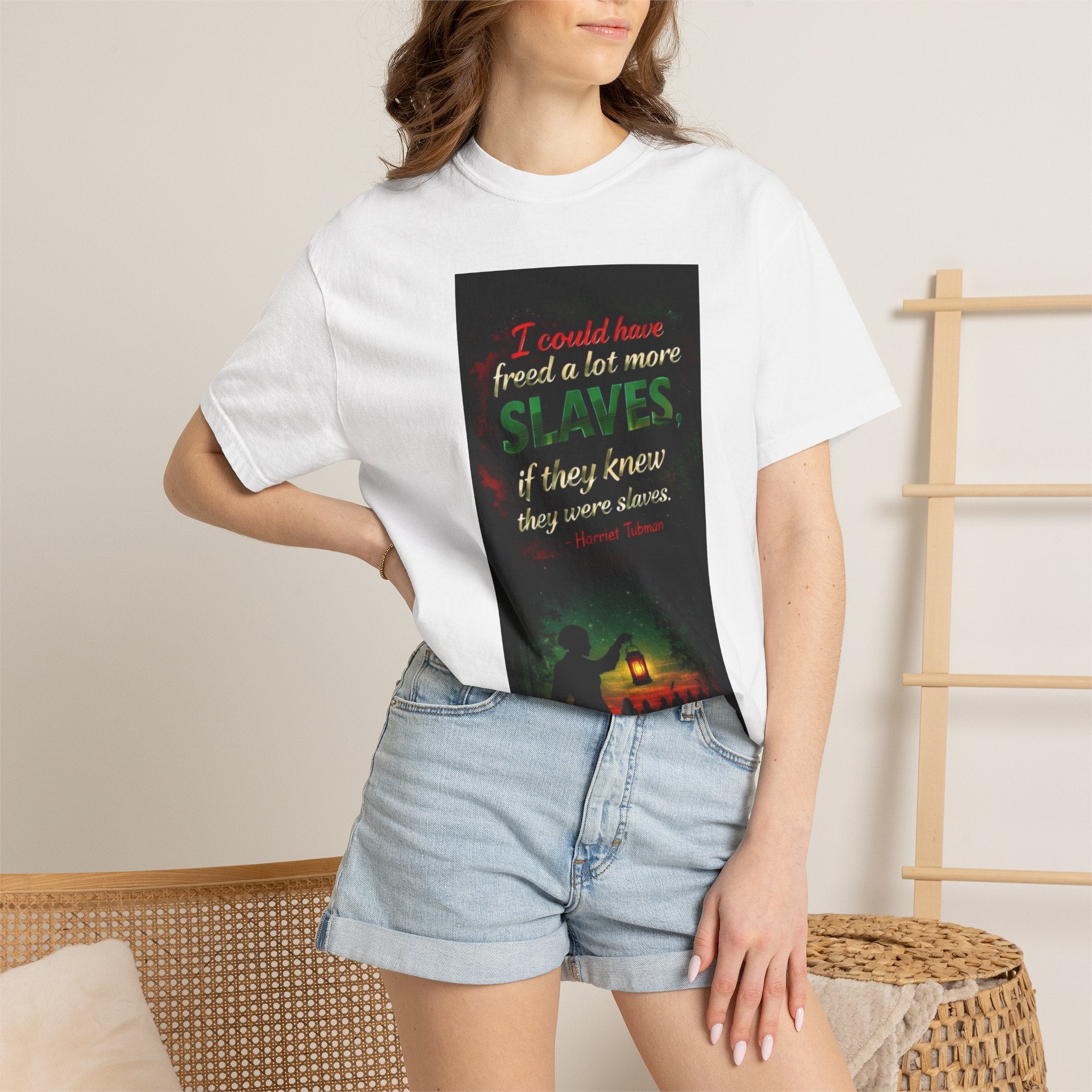 Graphic T-Shirt — "I could have freed a lot more slaves if they knew they were slaves" Statement Tee