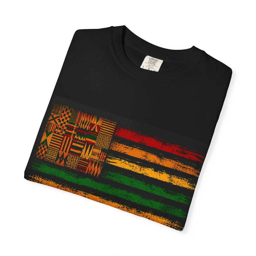 Melanation Flag Graphic T-Shirt — Afrocentric Pan-African Pride Tee