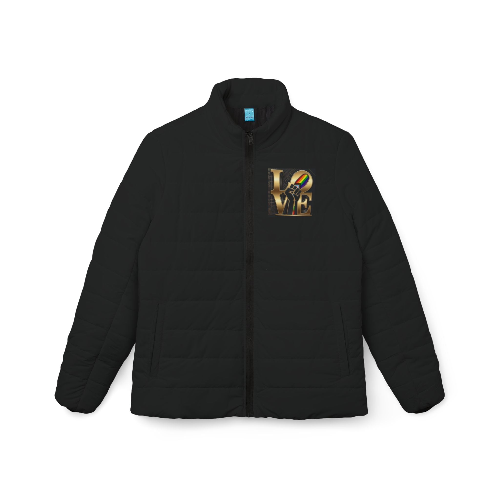 LOVE Philadelphia Women’s Puffer Jacket – City of Brotherly Love Insulated Coat