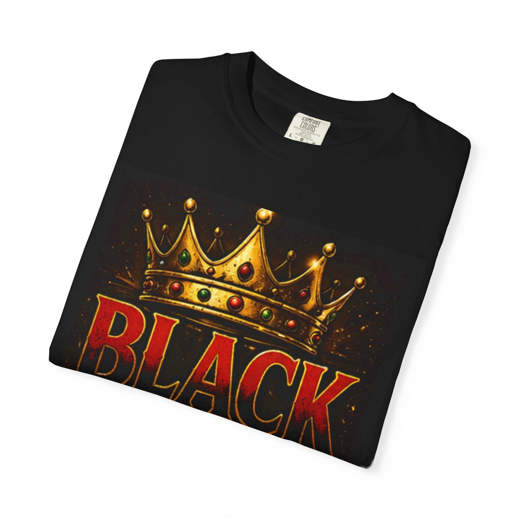 Black Is Royalty T-Shirt — Crowned Black Pride Graphic Tee