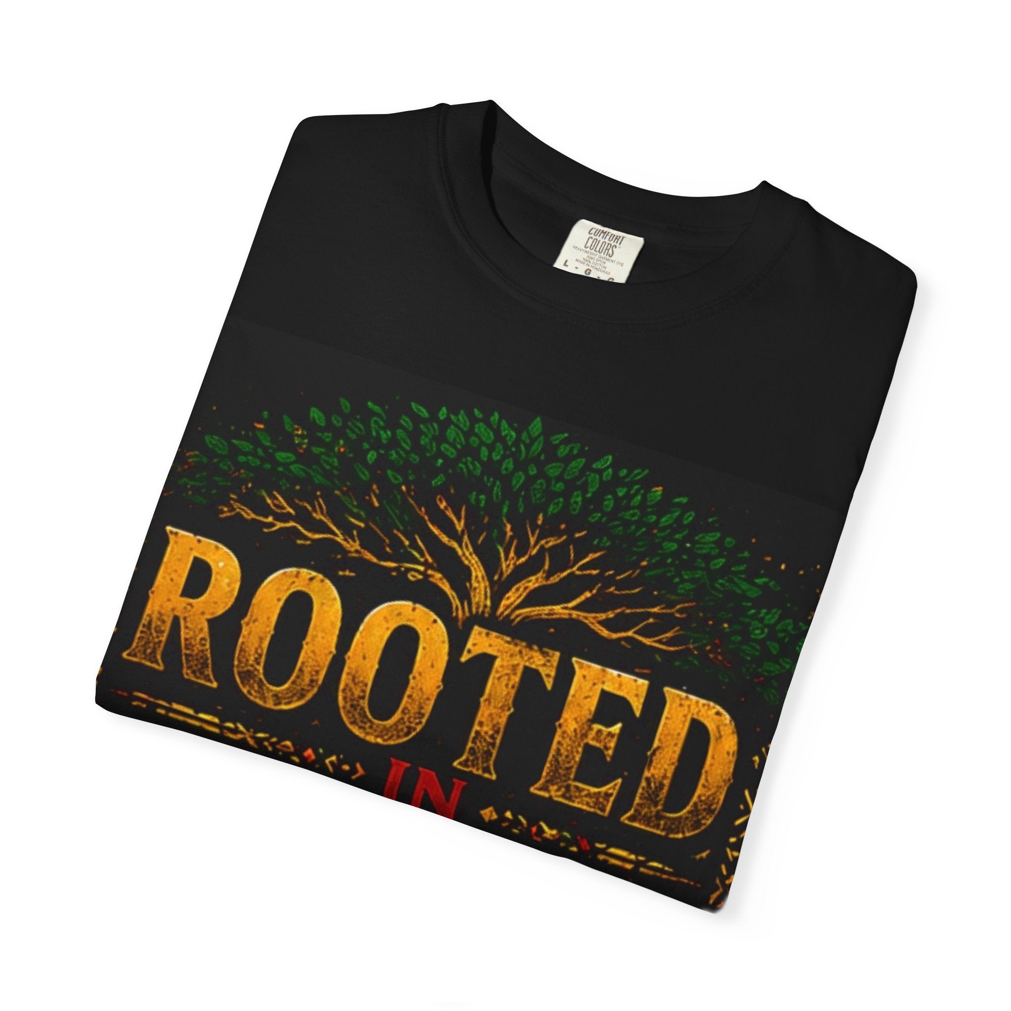 Rooted in Culture T-Shirt — Afrocentric Tree of Life Graphic Tee