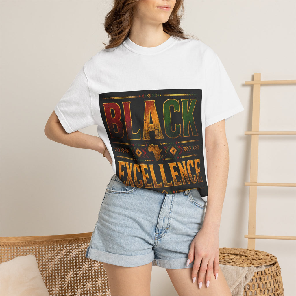 Black Excellence T-Shirt — Pan-African Vintage Graphic Tee