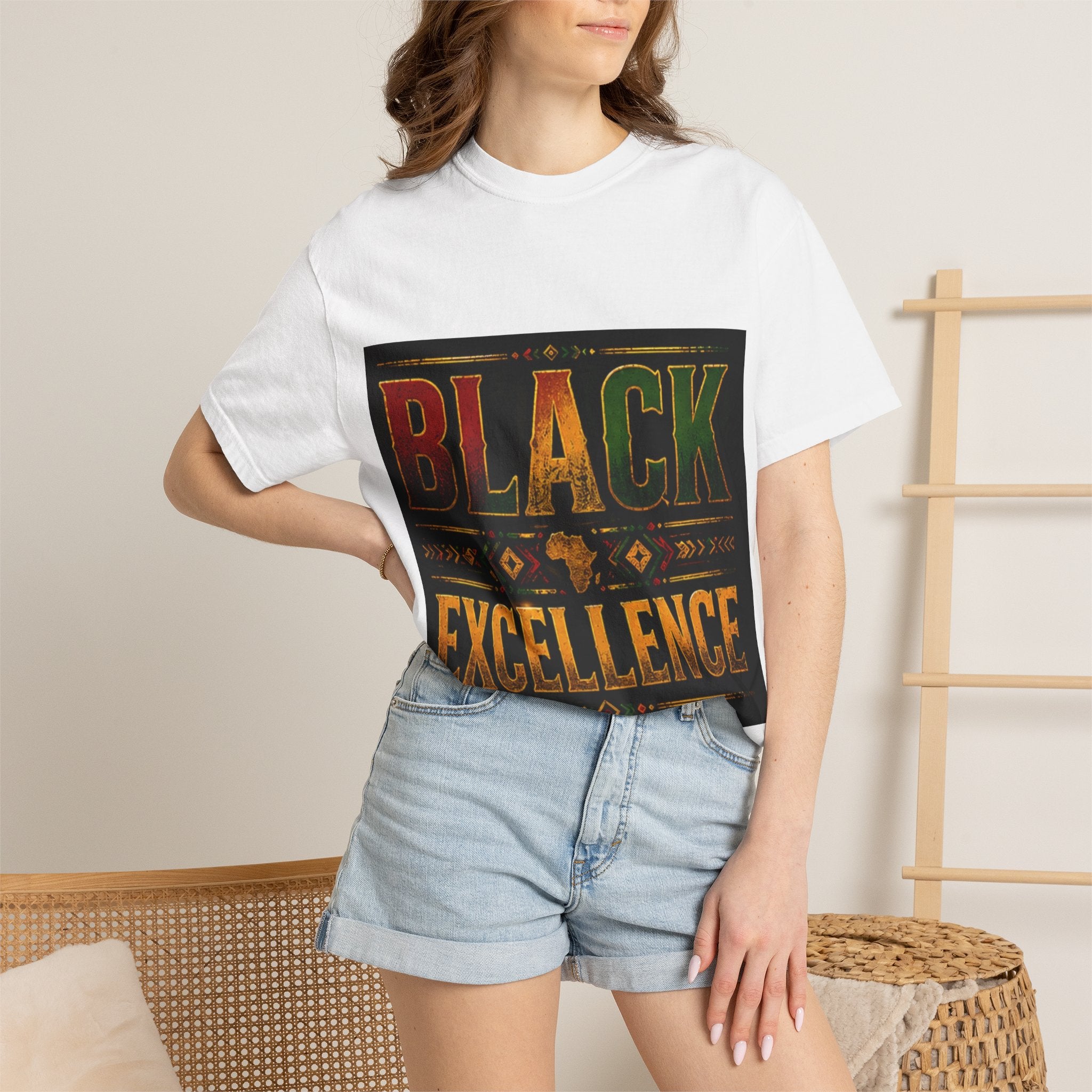 Black Excellence T-Shirt — Pan-African Vintage Graphic Tee