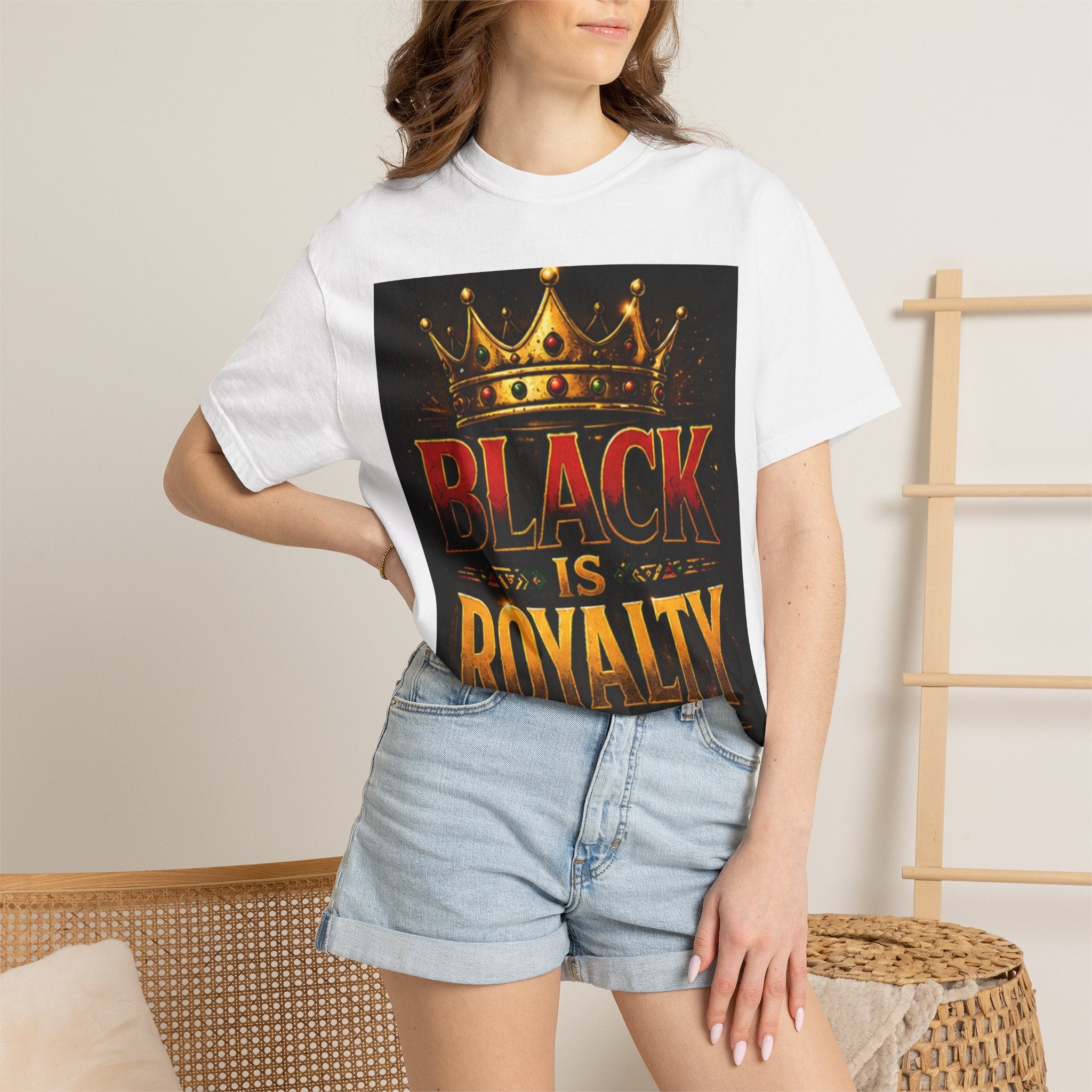 Black Is Royalty T-Shirt — Crowned Black Pride Graphic Tee
