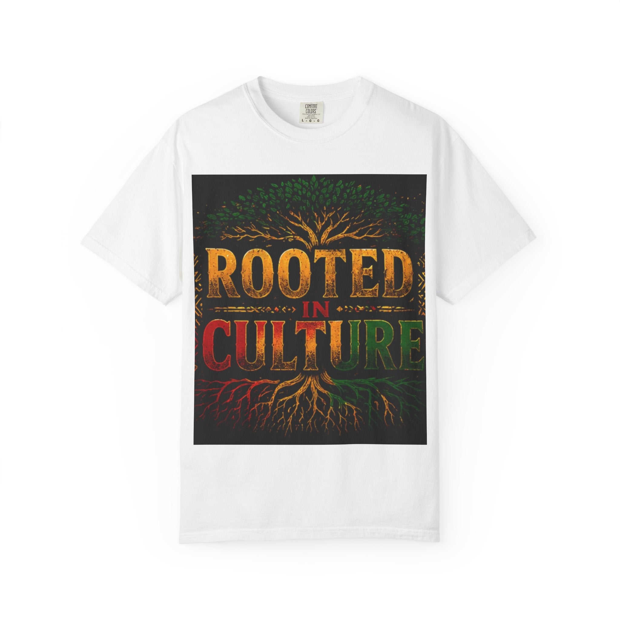 Rooted in Culture T-Shirt — Afrocentric Tree of Life Graphic Tee
