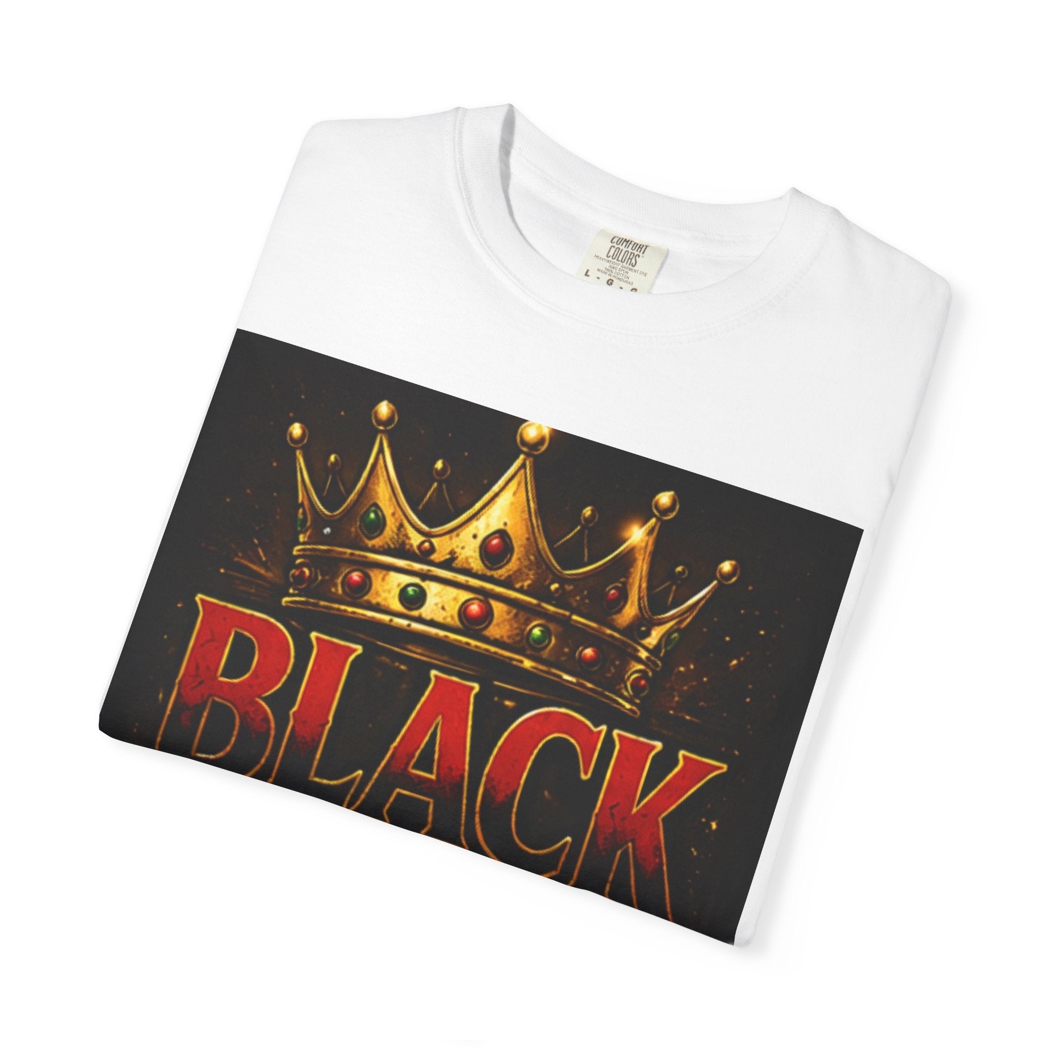 Black Is Royalty T-Shirt — Crowned Black Pride Graphic Tee