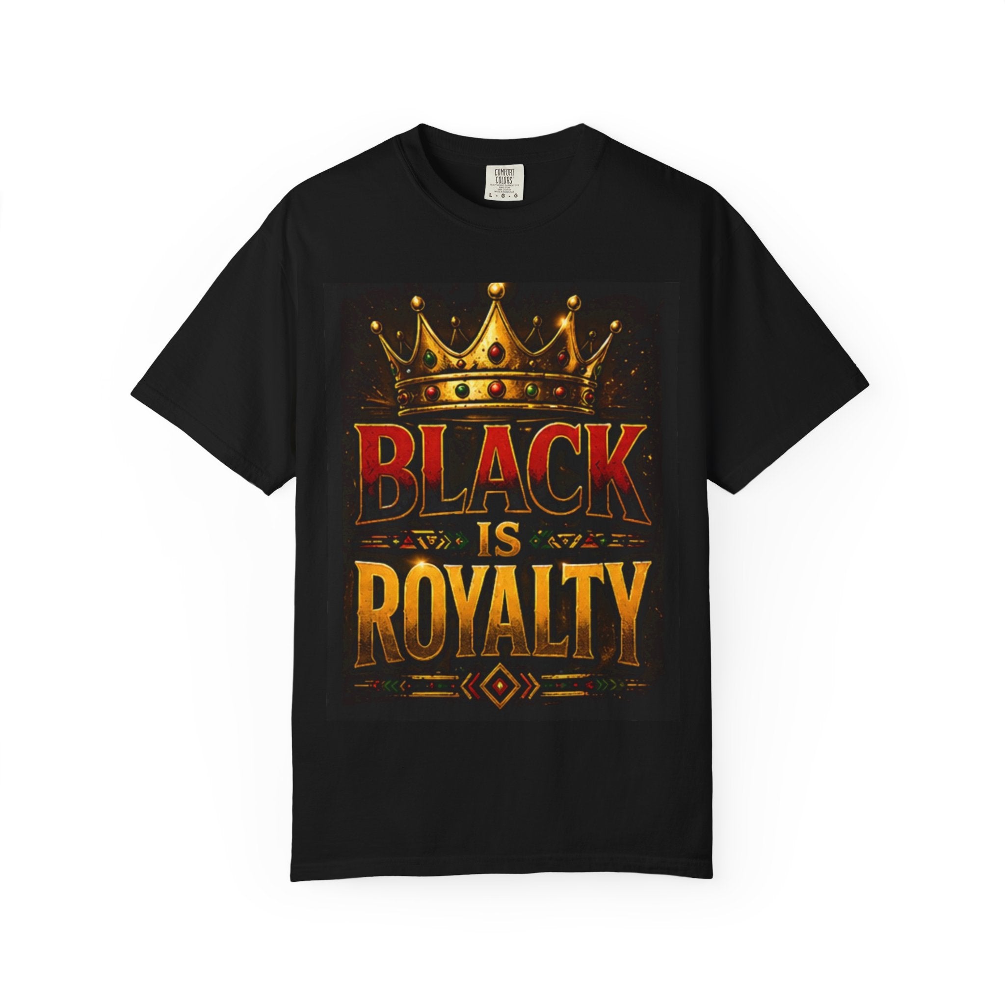 Black Is Royalty T-Shirt — Crowned Black Pride Graphic Tee